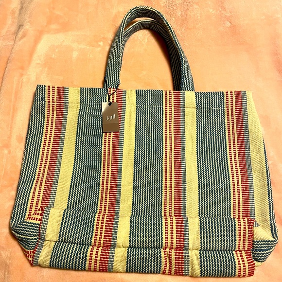 JJill Woven Multicolor Large Tote - Picture 2 of 4